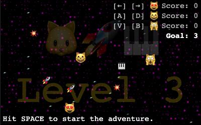 SPACE: Playful Adventures of Cat Emojis screenshot