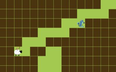 wolf and sheep screenshot